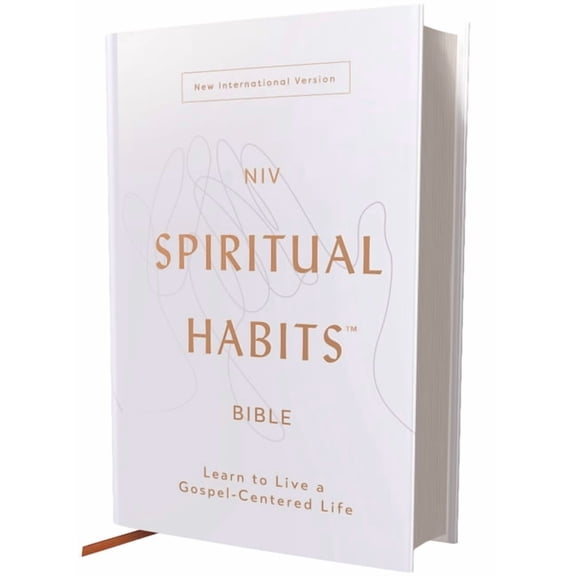 Niv, Spiritual Habits Bible, Hardcover, Red Letter, Comfort Print: Learn to Live a Gospel-Centered Life, (Hardcover)