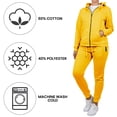 thumbnail image 4 of Women's 2-Piece Fleece-Lined Full Zip Hoodie & Jogger Set, 4 of 5
