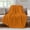Yellow, Orange, variant on Burnt Orange Fleece Throw Blanket for Couch, Fall Autumn Thanksgiving Farmhouse Solid Color Microfiber Flannel Blanket for All Season, Lightweight Soft Throw Blankets for Baby, Kids, Pets, 30"x40"