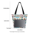 thumbnail image 3 of Xecao Funny Transport for Tote Bag for Women -Tote Shoulder Bag with A Little Pocket Inside, Perfect for Travel and Work., 3 of 6