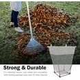 thumbnail image 7 of Metal Trash Bag Holder - Garbage Bag Holder Frame Holds 30-45 Gallon Bags-Multi-Use Outdoor Leaf Bag Stand for Yard Camping Garden Lawn Party Supplies (2 Pcs), 7 of 7