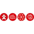 thumbnail image 2 of Darling Souvenir Christmas Theme&nbsp;Stickers Pack of 190 Pcs&nbsp;Candy&nbsp;Chocolate Labels-Red, 2 of 2