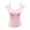 BDDVIQNN Shirts Tops for Women Women's V Neck Short Sleeve T Shirts