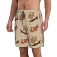 thumbnail image 2 of Fotbe Cartoon Squirrel Trajes de Baño Estampados para Hombre, Shorts de Verano de Secado Rápido, Ropa de Playa, Bañadores-Large, 2 of 6