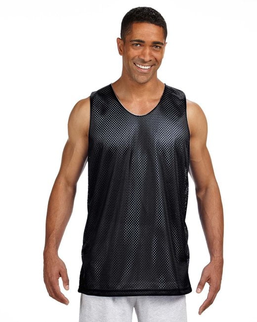 Reversible Mesh Tank - BLACK/ WHITE 