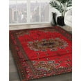 thumbnail image 3 of Ahgly Company Machine Washable Indoor Rectangle Traditional Dark Brown Area Rugs, 2' x 5', 3 of 7