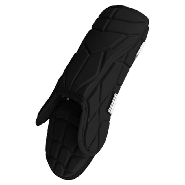 Protector de piernas para béisbol y sóftbol, ajustable, cómodo, ergonómico, deportivo, compacto. Negro