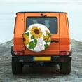 thumbnail image 6 of Logiee Plump Sunflower And Sketch Print Spare Tire Cover, Universal Wheel Protectors,Waterproof Dust-Proof UV Sun Wheel Tire Cover,Fit for SUV, RV, Travel Trailer, Truck-14 inch, 6 of 6