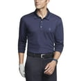 thumbnail image 4 of IZOD Men's Golf Long Sleeve Tournament Polo Shirt, Peacoat, X-Large, 4 of 6