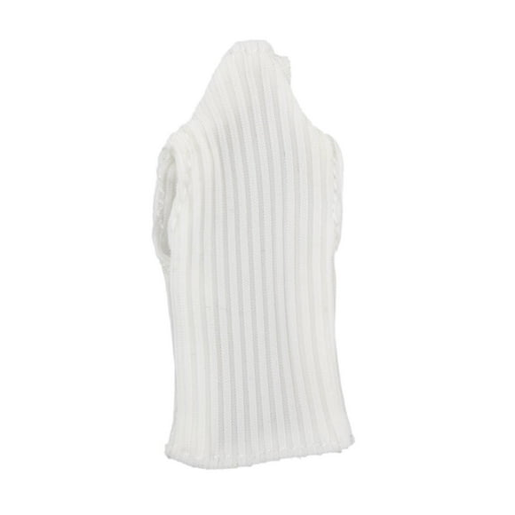 Milaget Débardeur à Col Montant Échelle 1/12 pour Figurines d'Action Féminines de 6 Pouces, Blanc