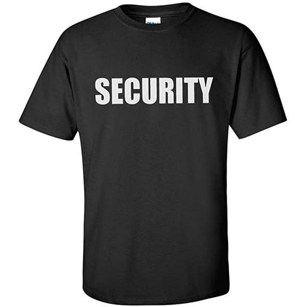 Security - SECURITY | Event Safety Guard Two Side Print Black w/ Tall ...