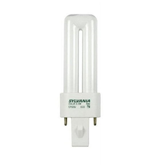 (5 Pack) Sylvania 5 Watt 2 Pin CFL Base G23 # 20325