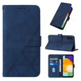 thumbnail image 1 of SaniMore for Samsung Galaxy A13 5G 6.5" Case Wireless Charging Support, Magnetic Flip Wallet Card Holder PU Leather Cover Built-in Kickstand & Wrist Strap Full Body Protective Shell, Darkblue, 1 of 8