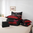 thumbnail image 5 of 7 Pcs Comforter Set Queen Size,Football Bed in a Bag with Flat Sheet and Fitted Sheet and Adults,American Football Bedding Set with Pillowcase and Sham(Atlanta), 5 of 5