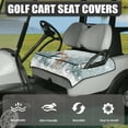 thumbnail image 3 of Yuyamidu Snowman Golf Cart Seat Covers for 2 Passenger, Reindeer Golf Cart Seat Towel Blanket with Storage Pockets, Christmas Golf Cart Accessories for Club Car, 3 of 7