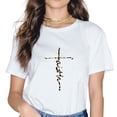 thumbnail image 2 of Women Casual Leopard Short Sleeve Faith Tees, 2 of 4
