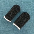 thumbnail image 2 of Controlador de juegos móvil Guantes para la yema del dedo Antideslizante Transpirable Juego para el teléfono Cubierta para la yema del dedo, Negro, Blanco 10pcs Vogacara EL2370-02B, 2 of 2