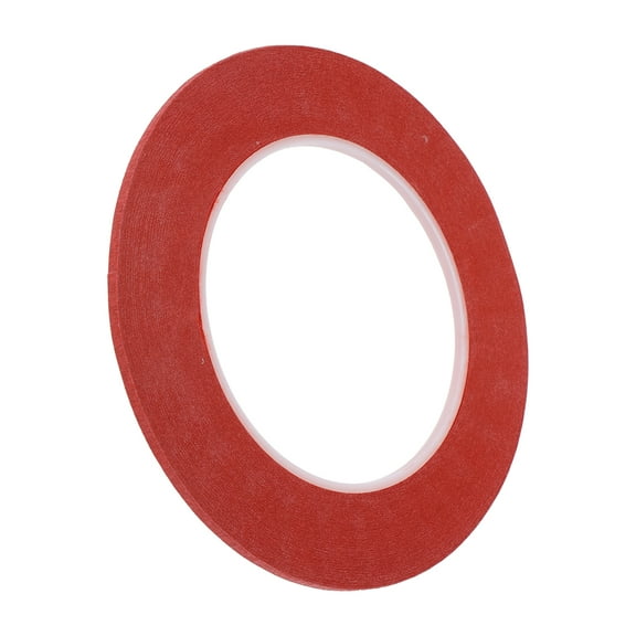 Unique Bargains Painters Tape Easy Removal 5500x0.3x0.01cm/60.15 Yards x 0.12 Inches x 140um Masking Master Tape Red