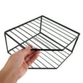 thumbnail image 5 of OUNONA Black Metal Corner Shelf Organizer for Kitchen Countertop with Double Layer Storage, 5 of 8