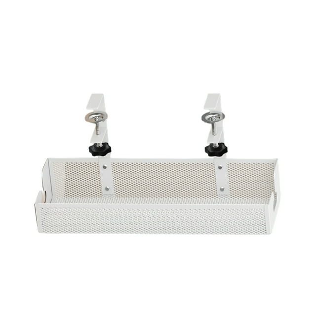 Matsuzay Soporte de escritorio duradero, versátil y ahorrador de espacio, de malla, para el hogar, esencial y multifuncional. Cocina y Comedor medio blanco