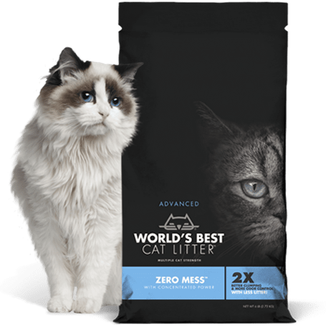 World's Best Cat Litter Advanced Zero Mess Litter, 12 Lb Bag
