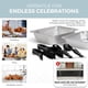 thumbnail image 5 of Kit Desechable para Buffet con Bandejas Calentadoras Alpha Living 6 Piezas, 5 of 7