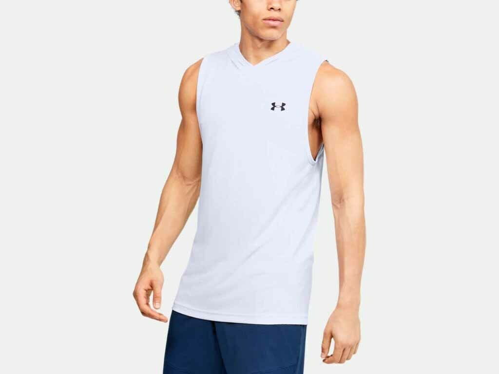 Mens Clothing T-shirts Sleeveless t-shirts Under Armour Synthetic Ua Mesh Sport Sleeveless Hoodie in Red for Men 