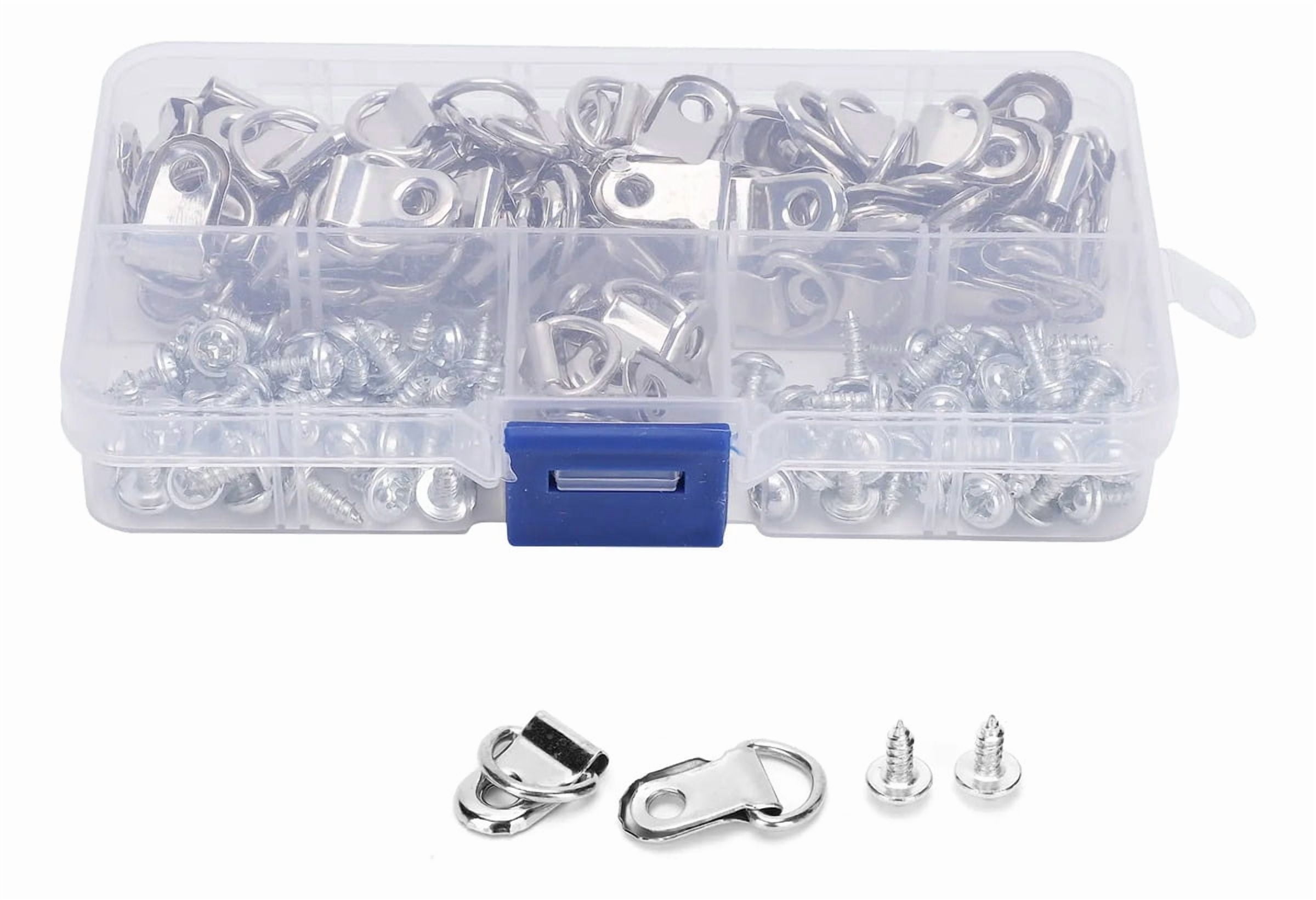Screws for hanging picture frames, 80 pieces, set D, hook