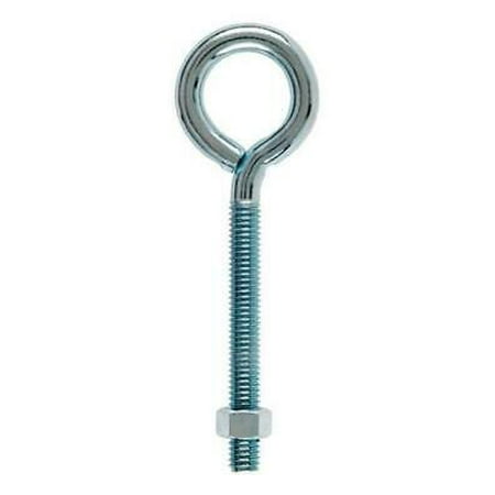 

2PK Hampton 3/8 in. x 5 in. L Zinc-Plated Steel Eyebolt Nut Included (Pack of 10)