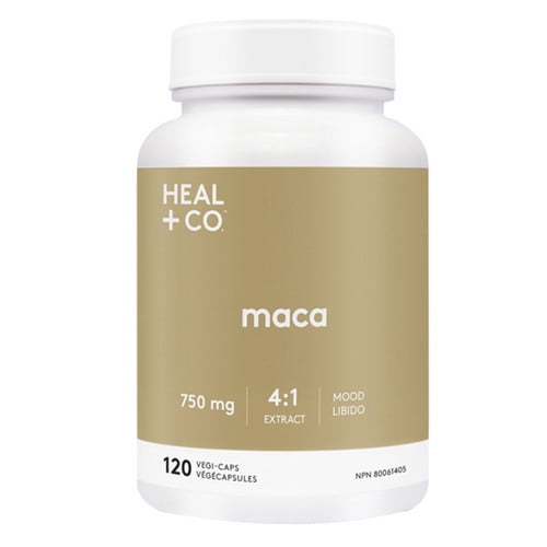 Heal + Co. Maca (4:1),750 Mg,120 Gélules Végétales