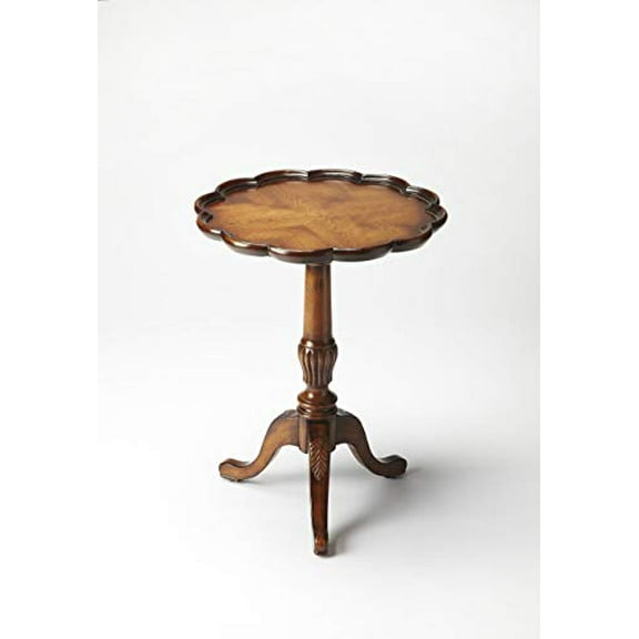 Butler Specialty Company, Dansby Pedestal Accent Table, Medium Brown