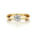 thumbnail image 3 of 9.00MM VS Moissanite Engagement Ring (2.26 ct Moissanite Weight, 2.7 ct dew) Round Shape 14K Gold, 3 of 3