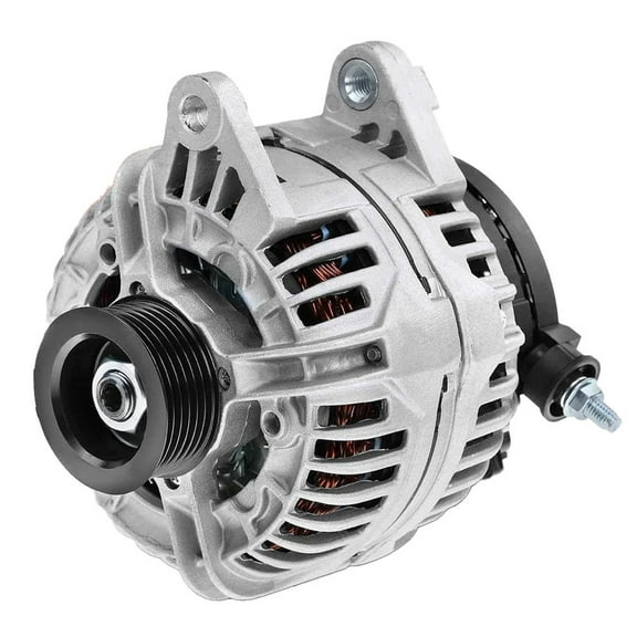 Detroit Axle - Alternator for Dodge Ram 1500 Durango Jeep Grand Cherokee, [132Amps /12V, Clockwise Rotation] Alternator with 6-Groove Pulley Replacement