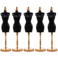 thumbnail image 1 of 5Pcs Doll Dress Form Cloth Gown Plastic Demountable Display Support Holder Mannequin Model Stand for Doll Dresses, 1 of 8