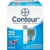Ascencia - Bayer Contour Blood Glucose Test Strip (25 count)