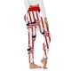 thumbnail image 1 of MKLEKYY Leggings deportivos para mujer, pantalones push up, mallas altas para entrenamiento, yoga, deportes, día a día, para correr, estampados, independencia, cintura alta, pantalones de yoga, 1 of 3