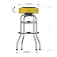thumbnail image 3 of Imperial Boston Bruins Chrome Bar Stool, 3 of 5