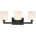 thumbnail image 5 of RADIANCE Goods Contemporary 3 Light Rubbed Bronze Bath Vanity Fixture 22" Width, 5 of 5