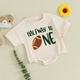 thumbnail image 2 of Bagilaanoe Newborn Baby Girl Boy Rompers Letter Print Short Sleeve Bodysuits 3M 6M 12M Infant Casual One Piece Short Jumpsuit, 2 of 7