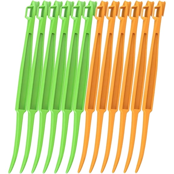 Citrus Peeler for Oranges, Orange Peeler Tool for Fruit Lemon Mango Banana, Plastic Fruit Peelers Easy Open (12 PCS Orange Peeler, 12 PCS)