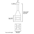 thumbnail image 2 of E21224-BKGLD ET2 Lighting Chamber-176W 4 LED Pendant-18.25 Inches wide by 18.75 inches high, 2 of 6
