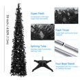 thumbnail image 4 of Árbol de Navidad MACTING de 5 pies con luces desplegables, color negro, 4 of 6