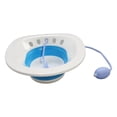 thumbnail image 1 of Portable Folding Sitz Bath For Hemorrhoids, Postpartum Care, Durable And Comfortable Materials, Simple To Use, Hygienic And Convenient With Flush Function, 1 of 8