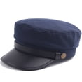 thumbnail image 1 of Boat Captain Men Sailor Hats Cap Flat Soldier Outdoor, 1 of 5