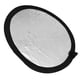 thumbnail image 2 of Reflector de luz de disco de 11,8 pulgadas, redondo, plateado, blanco, plegable, de doble cara, para fotografía, 2 of 12