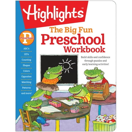 Preschooler Big Bin Storage The Big Fun Preschool Workbook: Build Skills and Confidence Through Puzzles and Early Learning Activities! (Paperback) ()