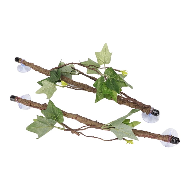 LAFGUR Reptile Corner Branch Terrarium Plant Decoration With Suction Cups For Amphibian Lizard Snake Climbing,Reptile Corner Tree Branch,Reptile Branch Decoration