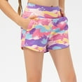 thumbnail image 2 of THDHVS Shorts for Teen Girls,Toddler Boy Shorts,5-15Years Girls' Fashion Graffiti High Waist Pocket Sports Shorts, 2 of 4