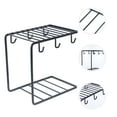 thumbnail image 6 of Mug Holder Cup Stand Coffee Kitchen Tree Black Storage Rack Iron Display Holders Mugs 6 Hook Cupboards Countertop Tea, 6 of 8