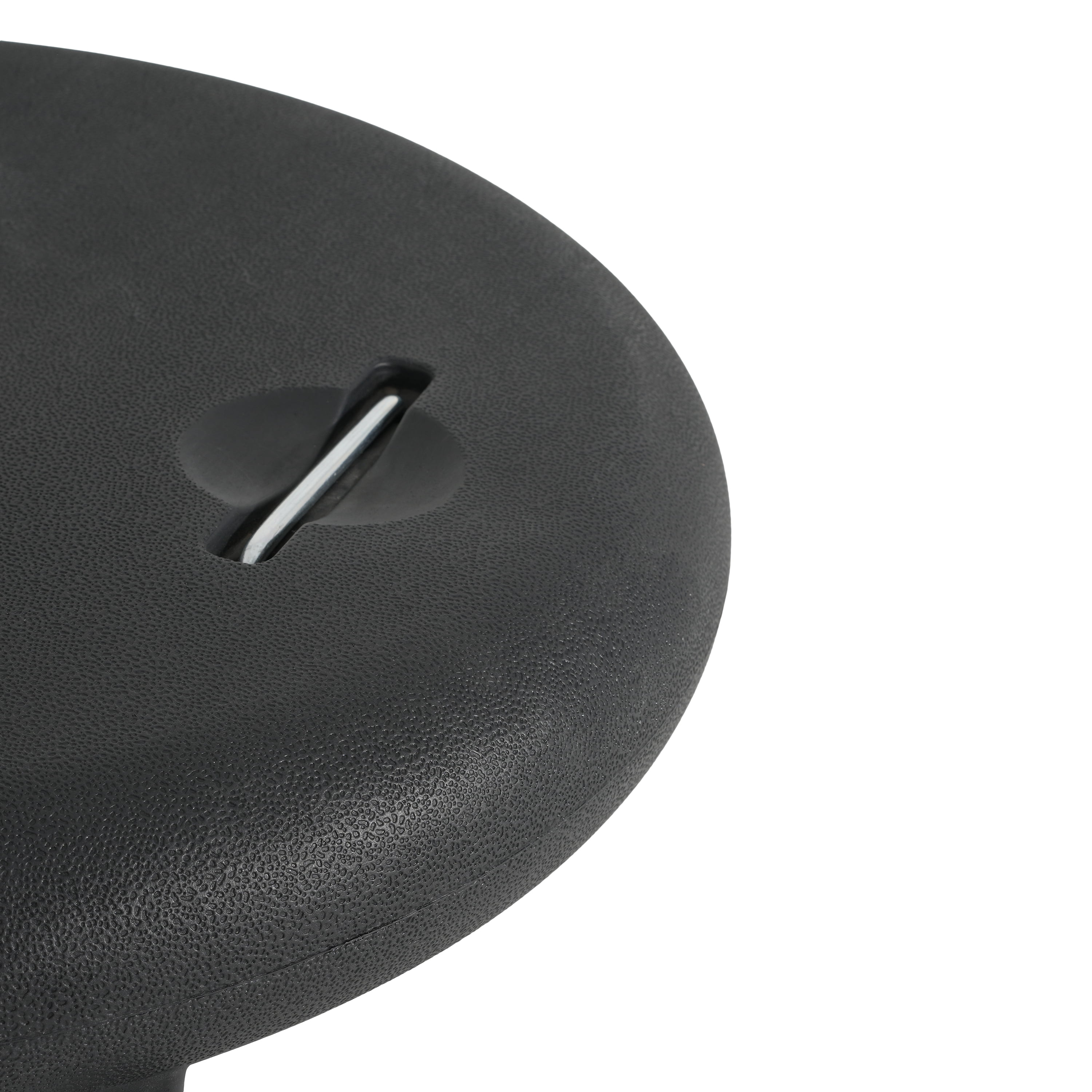 Atticus 90lbs Round Umbrella Base with Wheels, Black